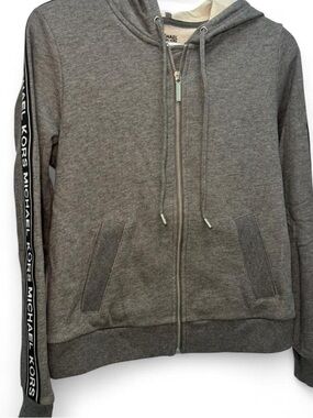 Michael Kors Gray Hooded Sweatshirt